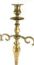 LARGE BRASS CANDELABRUM