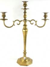 LARGE BRASS CANDELABRUM