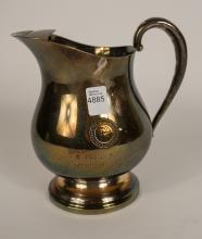 SILVERPLATED TROPHY WATER PITCHER