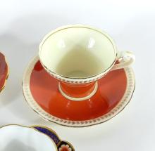 FIVE QUALITY CUPS & SAUCERS
