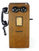 OAK WALL PHONE