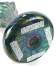 HAND-BLOWN ART GLASS VASE