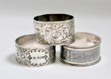 STERLING NAPKIN RINGS