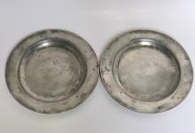 SCOTTISH PEWTER PLATES