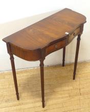 MAHOGANY CONSOLE TABLE