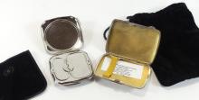 EXQUISITE ART DECO CIGARETTE CASE & COMPACT