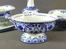 FOUR PIECES DELFT, HOLLAND PORCELAIN