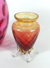 CRANBERRY & AMBERINA GLASS