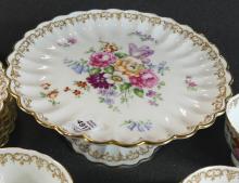 CROWN STAFFORDSHIRE DESSERT SET