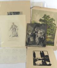 SELECTION OF UNFRAMED PRINTS