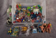 BIN OF ACTION FIGURES