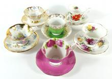 ENGLISH CUPS & SAUCERS