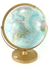 TWO WORLD GLOBES