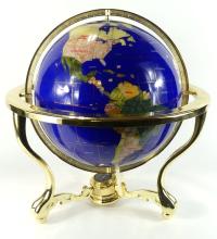 TWO WORLD GLOBES