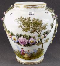 GERMAN PORCELAIN VASE