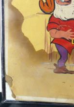 TWO POSTERS FROM THE SEVEN DWARFS RESTAURANT