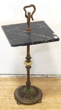 MARBLE TOP SIDE TABLE