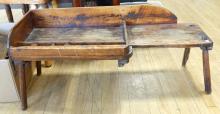 PRIMITIVE PINE WORK BENCH