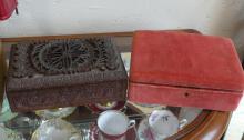 FOUR JEWELLERY BOXES