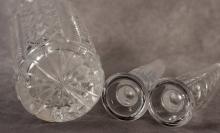 THREE WATERFORD CRYSTAL VASES