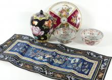 ASIAN PORCELAIN & EMBROIDERY