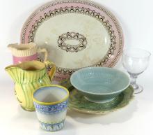 VINTAGE CHINA, GLASS, ETC.