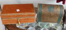 FOUR JEWELLERY BOXES