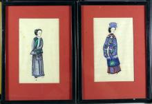 SET OF ANTIQUE CHINESE PAINTINGS