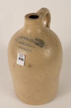 SIGNED STONEWARE JUG