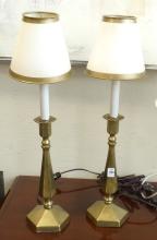 TWO PAIRS OF LAMPS