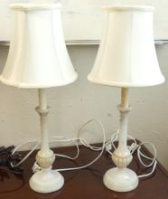 TWO PAIRS OF LAMPS