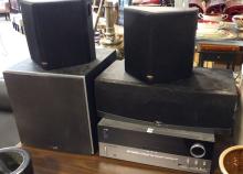 AV RECEIVER AND SPEAKERS