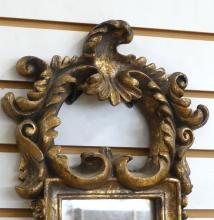 TWO VINTAGE WALL MIRRORS