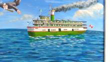 JAMES PATERSON FOLK ART PAINTING