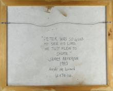 JAMES PATERSON FOLK ART PAINTING