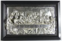 ITALIAN SILVER WALL PLAQUE