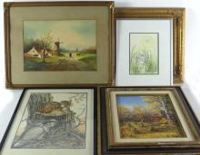 SELECTION OF ORIGINAL PAINTINGS