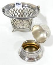 BIRKS STERLING RING BOX AND SUGAR BOWL