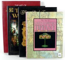 FOUR VOLUMES ON TIFFANY GLASS