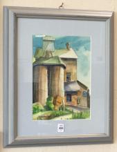 TWO FRAMED WATERCOLOURS