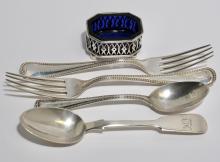 STERLING SALT & FLATWARE