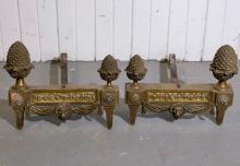 FRENCH ANDIRONS