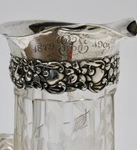 STERLING & CRYSTAL JUG