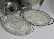 SILVERPLATED TRAYS