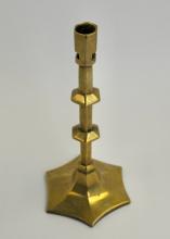 17TH CENTURY BRASS CANDLESTICK