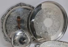 SILVERPLATED TRAYS