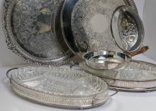 SILVERPLATED TRAYS