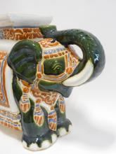 POTTERY "ELEPHANT" GARDEN SEAT