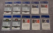 10 GRADED HOCKEY CARDS