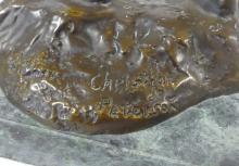 CHRISTIAN PETERSEN BRONZE SCULPTURE